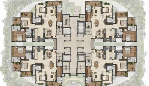 Featured Image Of L&T Thanisandra Tower Plan
